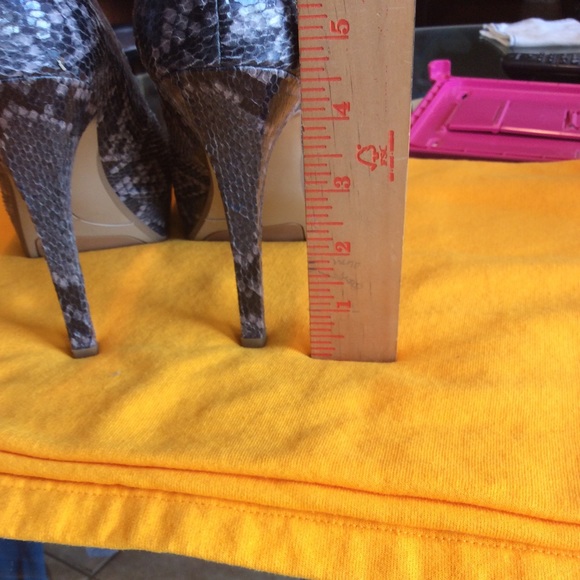 Nine West Black/Grey Hope Floats Faux Snakeskin Platform Heels Size 9M, Used - Picture 11 of 13